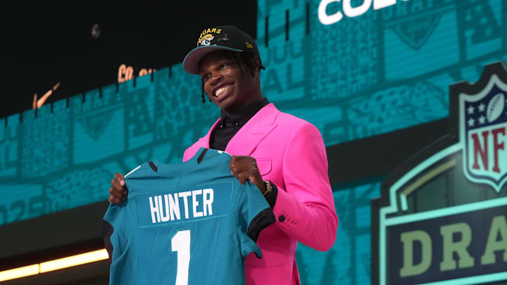 The Jaguars took Hunter second overall after agreeing to a trade with the Browns for the pick