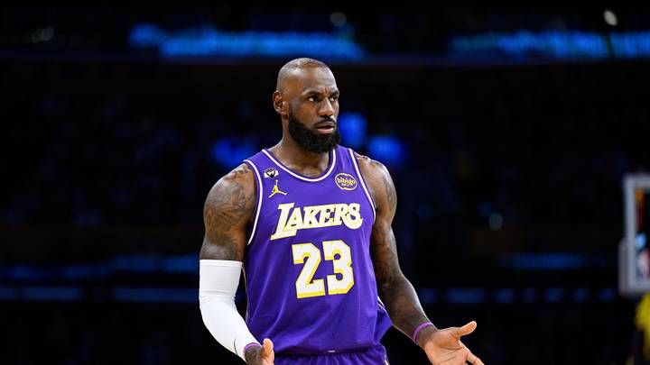Los Angeles Lakers forward LeBron James 