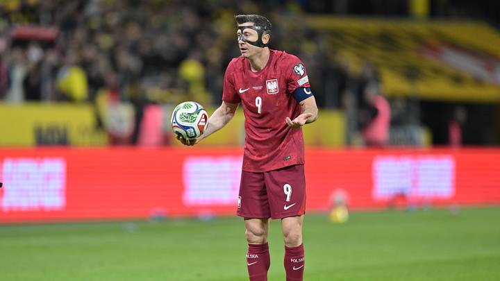 Robert Lewandowski, l'attaquant du FC Barcelone Robert Lewandowski, l'attaquant du FC Barcelone