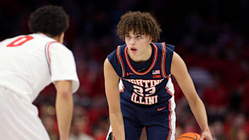 Illinois Fighting Illini guard Keaton Wagler 