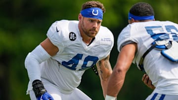 Indianapolis Colts linebacker Joe Bachie