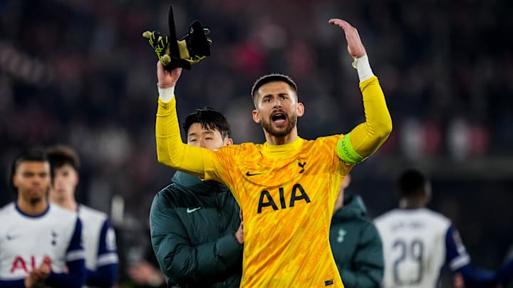 Guglielmo Vicario after the game against AZ Alkmaar 