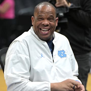 UNC basketball head coach Hubert Davis