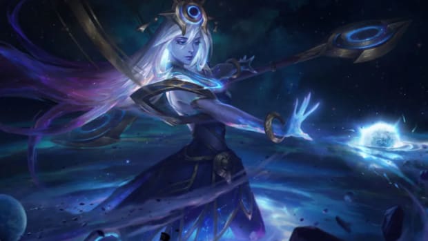 Splash art for Cosmic Lux skin 