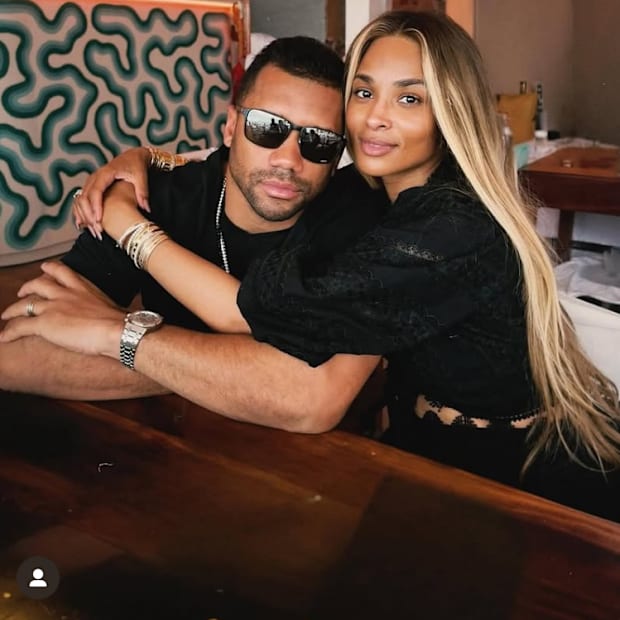 Ciara and Russell Wilson