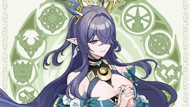 Genshin Impact artwork of Lauma.