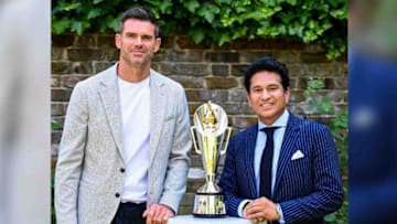 Sachin Tendulkar and James Anderson