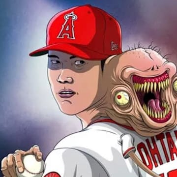 Topps Project 70 Shohei Ohtani by Alex Pardee #566 (Print Run: 10,398)