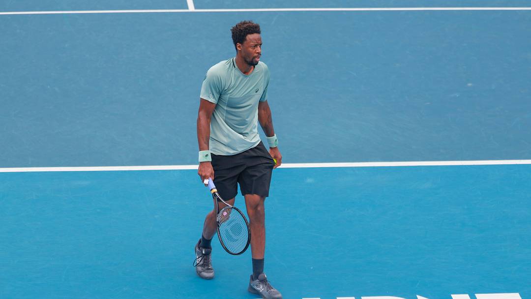 Gael Monfils during the 2025 Australian Open.