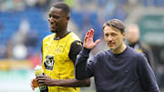 Trainer und Lebensversicherung. Serhou Guirassy und Niko Kovac verstehen sich blendend. 