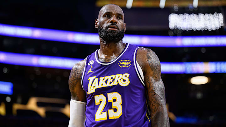 Los Angeles Lakers forward LeBron James.
