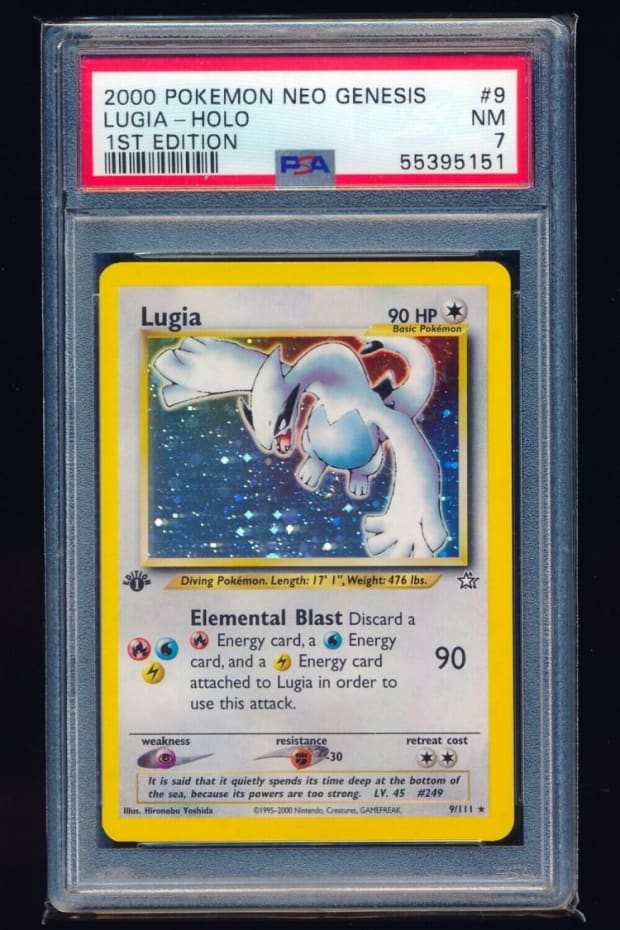 2000 Pokemon Neo Genesis 1st Edition Holo Lugia