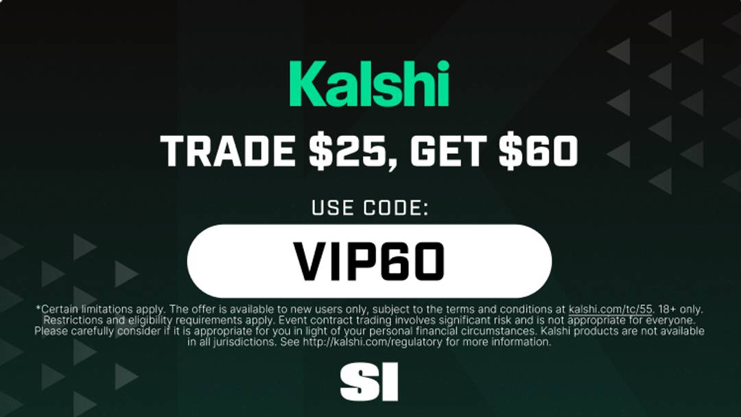 Trade the Bills vs. Rams Monday Night Football game with Kalshi promo code VIP60. Get a $60 bonus with your first $25 in trades.