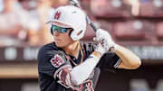 Mississippi State Bulldogs Ace Reese at the plate in game against Florida.