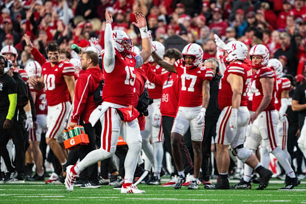 Nebraska Cornhuskers quarterback Dylan Raiola.