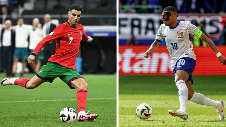 Duelo entre Cristiano Ronaldo e Mbappé é um dos mais aguardados da Euro 2024