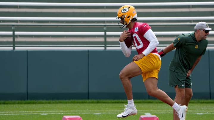 Green Bay Packers quarterback Jordan Love (10) is shown during the team’s minicamp Tuesday, June 11, 2024 in Green Bay, Wisconsin.