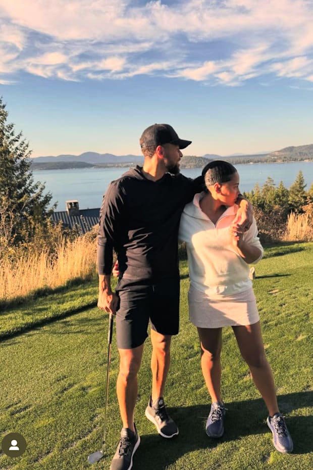 Steph Curry and Ayesha Curry