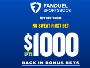 FanDuel's UFC promo offers a no-sweat first bet up to $1,000.