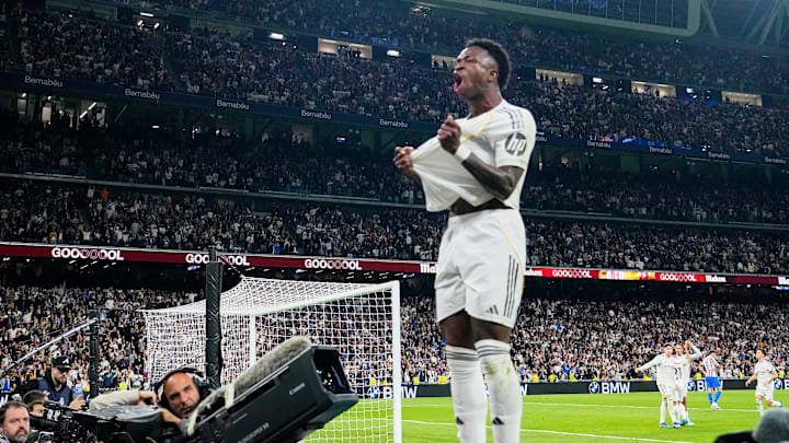 Vinicius Jr a inscrit un doublé face à l'Atlético de Madrid 