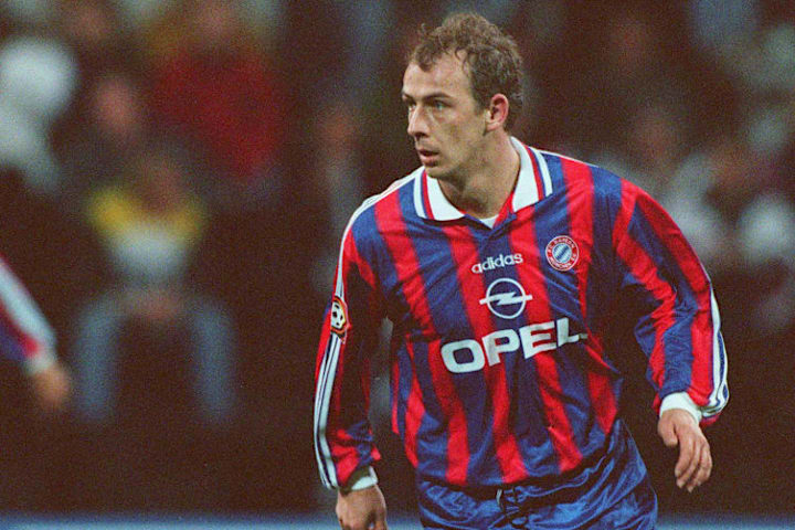 Mario Basler im Trikot des FC Bayern München
