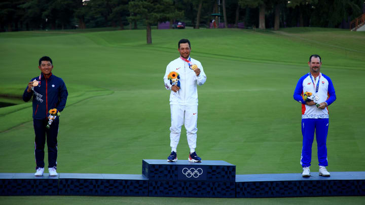 Rory Sabbatini, Xander Schauffele, C.T. Pan - Olympic Golf - Olympics