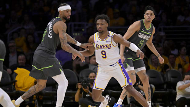 Los Angeles Lakers' Bronny James Responds to Fake Contract Report