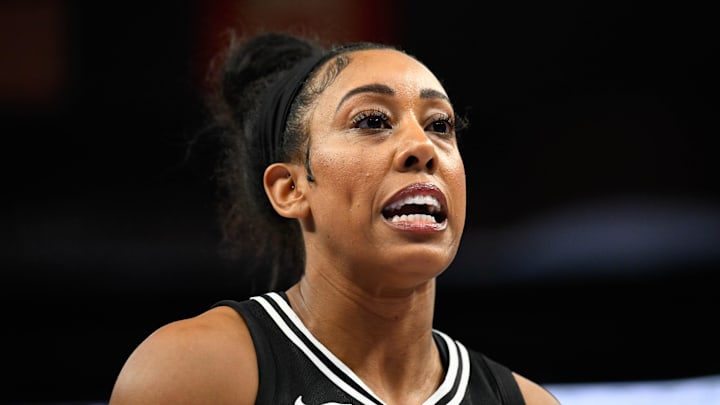 Golden State Valkyries forward Monique Billings (25) at Chase Center.