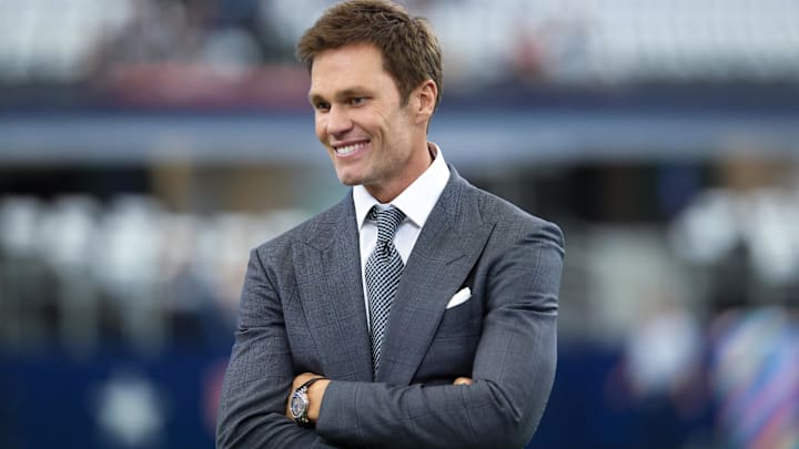 The NFL grew wary after Tom Brady was spotted in the Raiders' coaching box on Monday. The NFL grew wary after Tom Brady was spotted in the Raiders' coaching box on Monday.