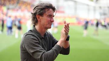 Thomas Frank oversees his first friendly of the summer as Spurs boss on Saturday. 