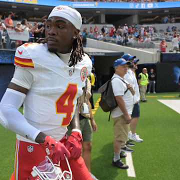 Kansas City Chiefs wide receiver Rashee Rice on Sep 29, 2024.