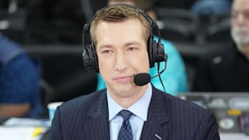 Analyst Robbie Hummel calls a game 