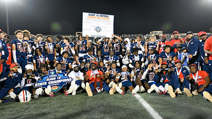 Chaminade-Madonna defeated CCC, 42-7, for the Class 1A state championship at Pitbull Stadium