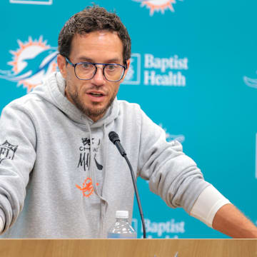 Mike McDaniel did not hold back while speaking with reporters.
