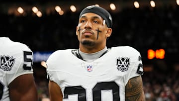 Las Vegas Raiders DB Isaiah Pola-Mao.