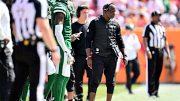 New York Jets head coach Aaron Glenn