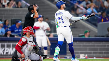 Los Angeles Angels v Toronto Blue Jays