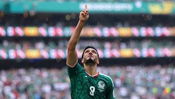 Raul Jimenez feierte sein 2:0 gegen Südafrika euphorisch