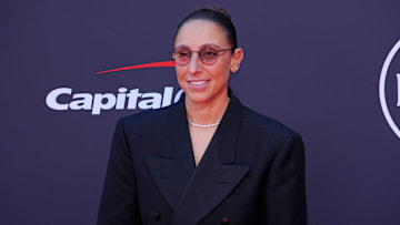 Diana Taurasi on the red carpet before the ESPYS at The Dolby Theatre. 