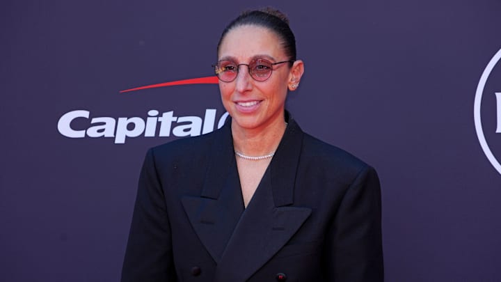 Diana Taurasi on the red carpet before the ESPYS at The Dolby Theatre. 
