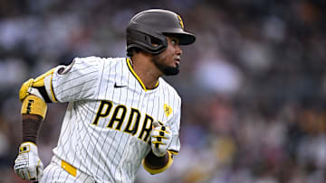 San Diego Padres infielder Luis Arraez
