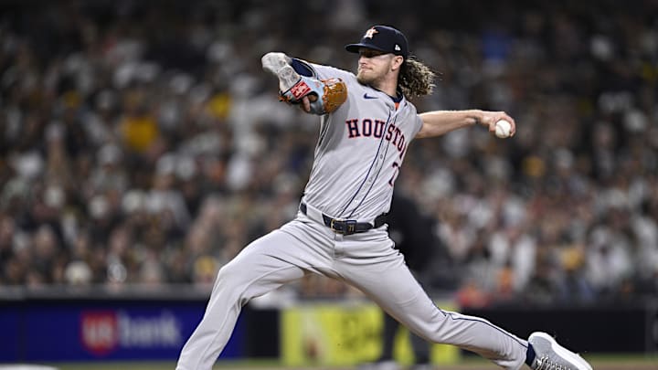 Houston Astros relief pitcher Josh Hader (71)