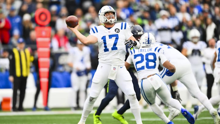 Indianapolis Colts quarterback Philip Rivers broke out a wild celebration after throwing his first touchdown pass in almost five years. Indianapolis Colts quarterback Philip Rivers broke out a wild celebration after throwing his first touchdown pass in almost five years.