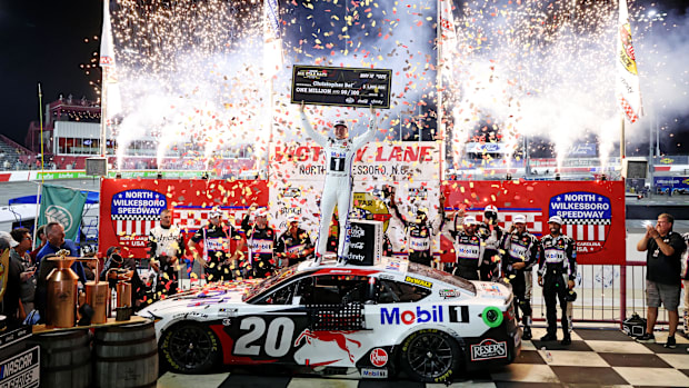 Bell will look to win his second Coca-Cola 600 race in a row this Sunday.