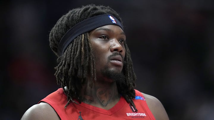 Dec 30, 2024; Portland, Oregon, USA; Portland Trail Blazers center Robert Williams III (35) looks on during the first half against the Portland Trail Blazers at Moda Center. Mandatory Credit: Soobum Im-Imagn Images