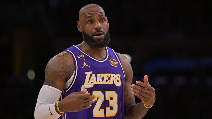 Los Angeles Lakers forward LeBron James.