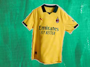 AC Milan's new third kit is yellow and green.