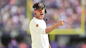 San Francisco 49ers head coach Kyle Shanahan