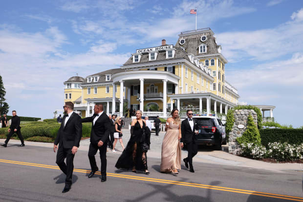 Olivia Culpo and Christian McCaffrey wedding