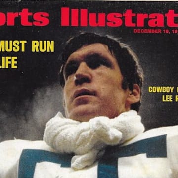 Former Alabama Crimson Tide linebacker Lee Roy Jordan on the cover of Sports Illustrated 